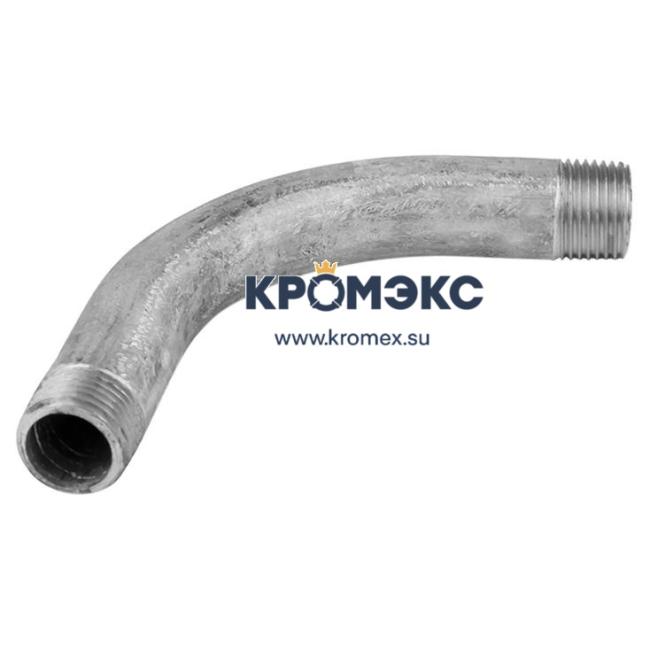 Отвод сталь гнутый 42,3х3,2 (Ду-32) оцинк 90 гр шов. резьбовой исп.1 из труб ВГП ГОСТ 3262 КАЗ