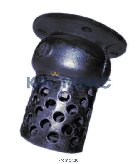 Клапан обратный чугун осевой 16ч42р Ду 400 Ру2,5 Тмакс=50 оС фл диск чугун с приемной сеткой Луидор