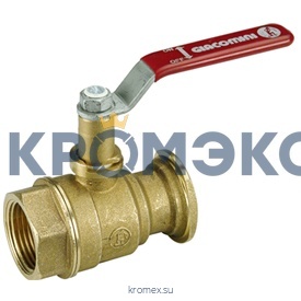 Кран шаровой латунь R285L Ду 32х50 Ру35 ВР/фл рычаг с выводом для насоса Giacomini R285LY003