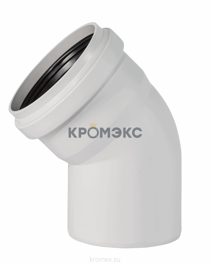 Отвод PP-H белый HT HTBw Дн 32х1,8х45гр б/нап в/к Ostendorf 559320