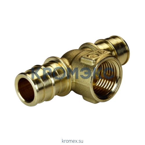 Тройник для PE-X латунь GX154 Дн 20х3/4"х20 ВР Giacomini GX154Y044