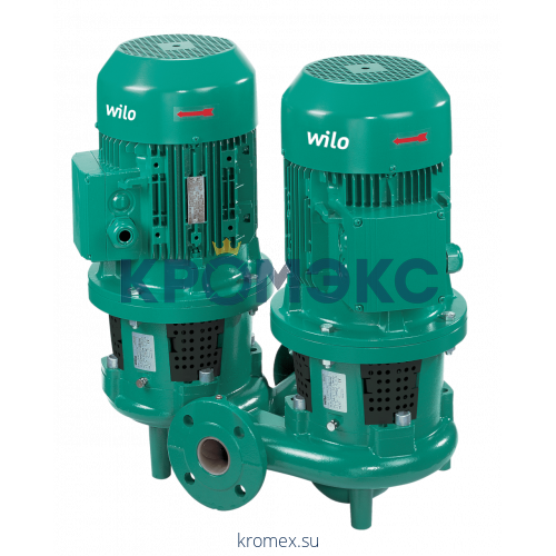 Насос ин-лайн с сухим ротором DL 65/170-11/2 PN16 сдвоенный 3х400В/50 Гц Wilo 2121043