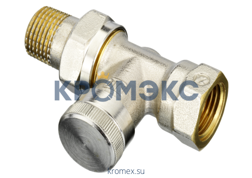 Клапан запорный для радиатора RLV Ду 10 Ру10 ВР прямой Danfoss 003L0142