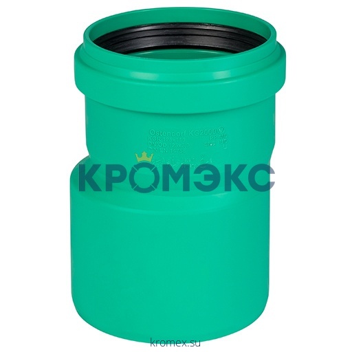 Переход PP-H эксцентрический зелёный KG2000 KG2000R Дн 125х110 б/нап в/к Ostendorf 775340