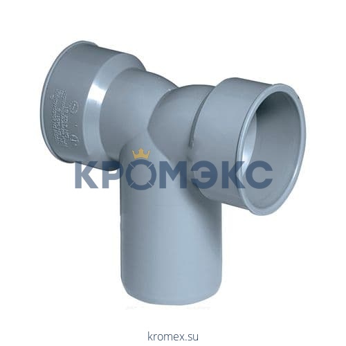Отвод PP-H сифонный двойной серый HT HTDSW Дн 40х50х90гр б/нап Ostendorf 112970