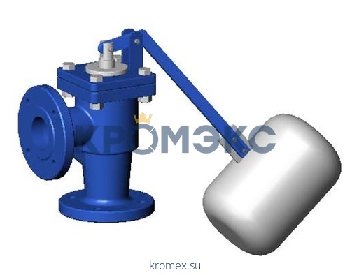 Клапан поплавковый уравновешенный чугун RF3240 Ду 40 Ру10 фл поплавок поплавок сталь нерж в комплекте Тмакс=120 оС Tecofi RF3240-0040