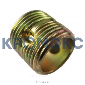 Ниппель 1" для радиатора стальной кадмий Ogint