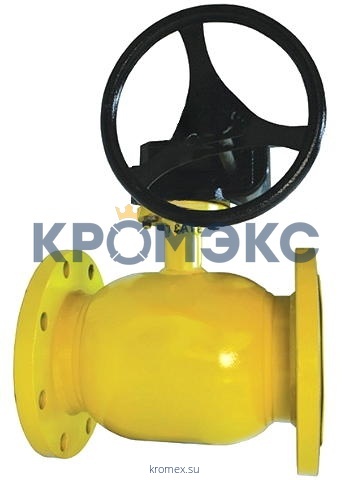 Кран шаровой сталь газ КШГ Ду 700 Ру16 фл с редуктором BROEN КШГ 71.303.700.Р.16(H)