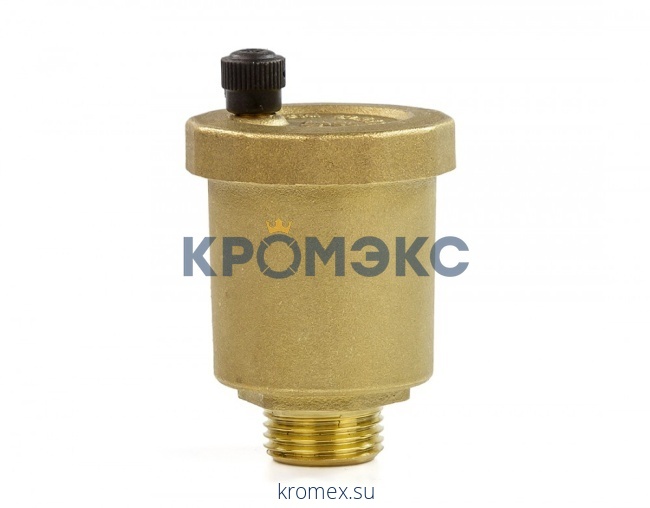 Воздухоотводчик DN 15 PN 10, Т=110 °С, наружная резьба, латунь, Ридан 065B822300R