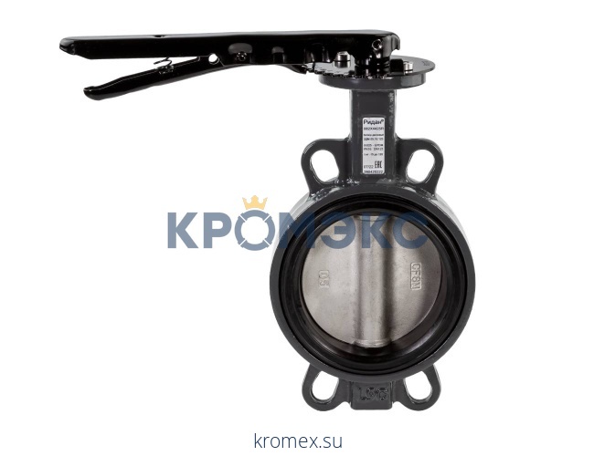 Затвор дисковый с электроприводом 082X4407R ЗДМ + 082X4505R АМБ + 082X4488R переходник 17/22 мм; DN 200 PN 16, Т= - 15°C до 120 °С, межфл, АМБ 220 В переменный ток, EPDM, корпус-чугун, диск-чугун, Ридан 082X4537R