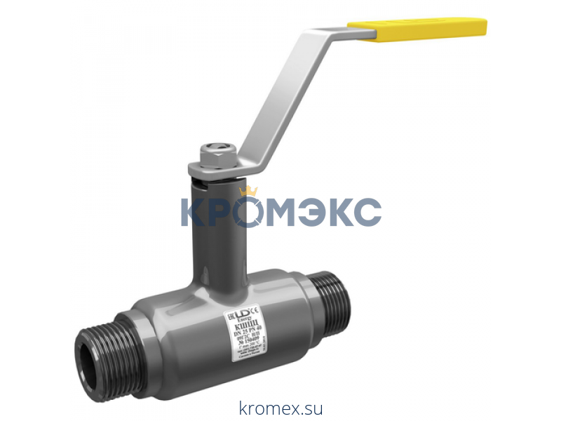 Кран шаровой сталь газ КШ.Ц.Ц.GAS Ду 25 Ру40 НР LD КШ.Ц.Ц.GAS.025.040.Н/П.02