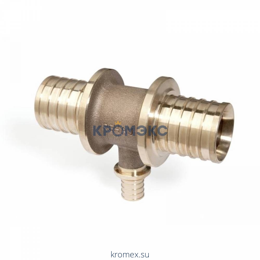 Тройник переходной для PE-X бронза RAUTITAN RX Дн 63х40х63 Rehau 13660101001 (11370741001)