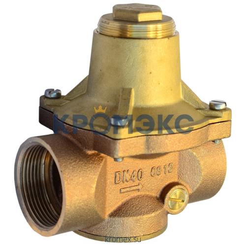 Регулятор давления мембранный бронза Socla 7bis Ду 20 Ру16 G3/4" ВР Рн=1 - 5бар с вых. под маном. Danfoss 149B7598