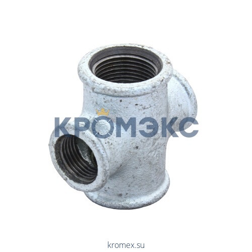 Крест переходной чугун оц Ду 40х25 (1 1/2"х1") ВР/ВР ГОСТ 8952-75 МЗОО