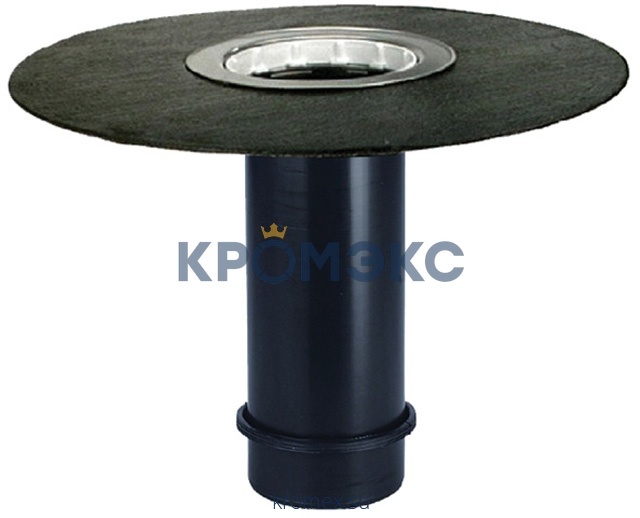 Элемент надставной Дн 125 с гидроизоляционным полимербитумным полотном и уплотнительным резиновым кольцом HL 65H