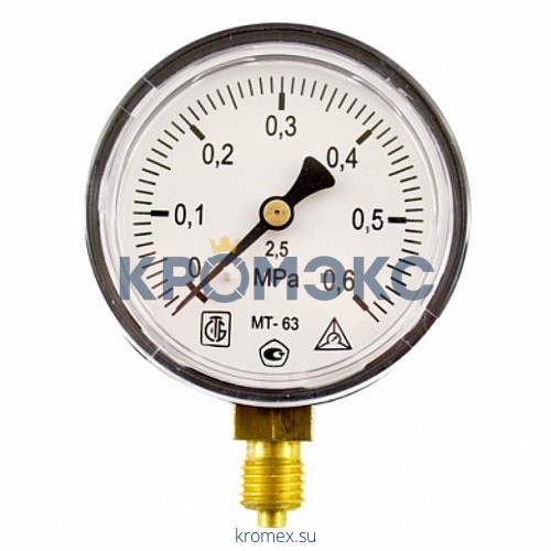 Манометр МП-63 радиальный Дк63мм 0-2,5 МПа G1/4" ЗАВОД ТЕПЛОТЕХНИЧЕСКИХ ПРИБОРОВ