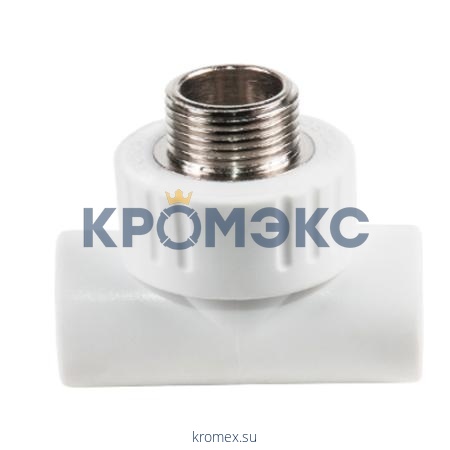 Тройник PP-R комбинированный белый НР Дн 32х1" RTP (РосТурПласт) 10757