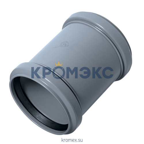 Муфта PP-H ремонтная серая HT HTU Дн 75 б/нап в/к Ostendorf 113500