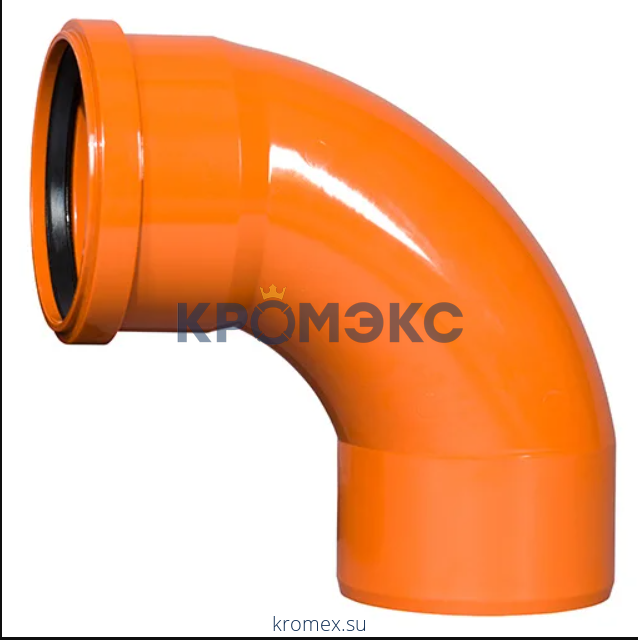Отвод НПВХ с раструбом коричневый Дн 110х87гр б/нап радиальный в/к KGB 1М SW Ostendorf 228088