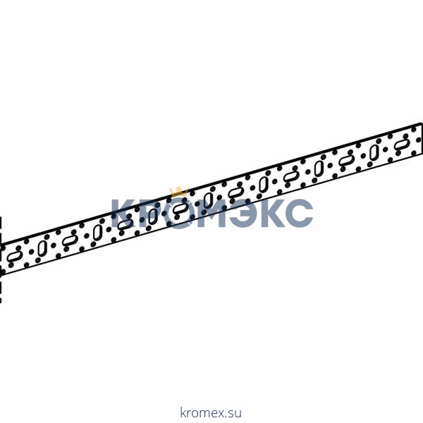 Шина монтажная сталь оц RAUTITAN L=2,0м Rehau 11056231008
