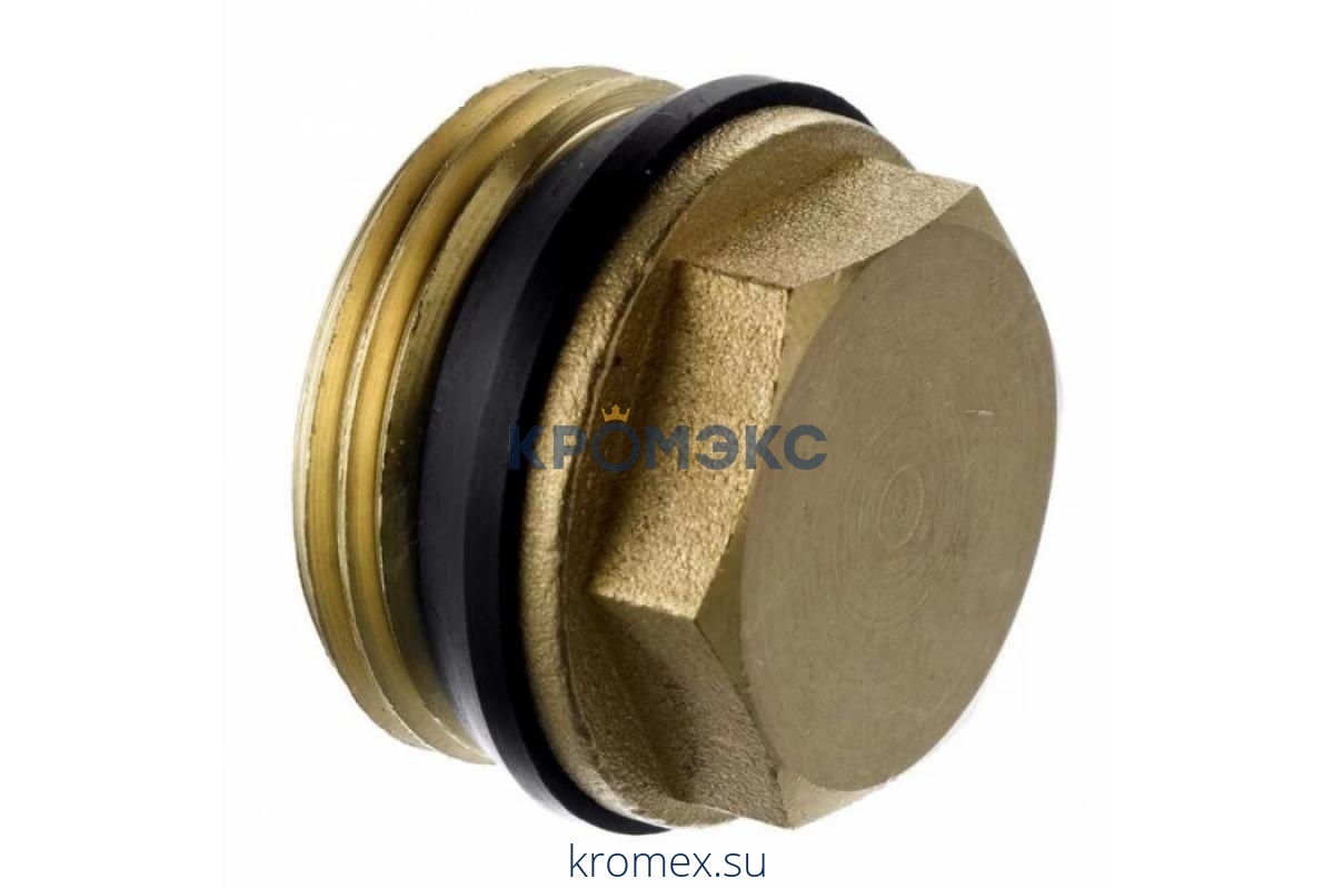 Заглушка торцевая латунь FHF-E комплект (2 шт) Danfoss 088U0582