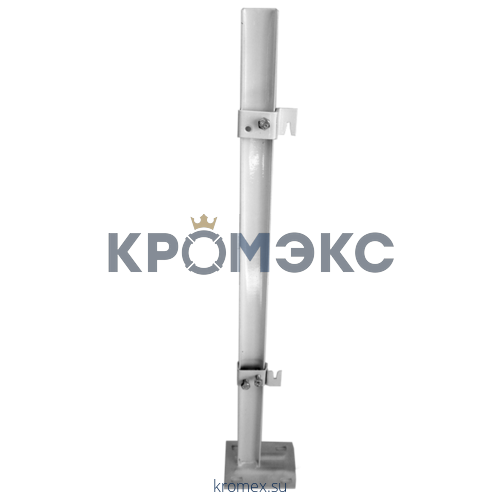 Кронштейн напольный стальной для панельных радиаторов H=200-400мм тип 10/11/20/21/22 крепление за монтажную скобу белый Heaton КН4.50