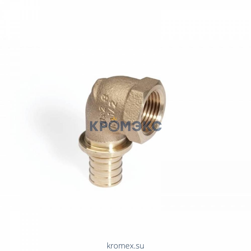 Угольник для PE-X бронза RAUTITAN RX+ Дн 20х1/2" ВР Rehau 14563551001 (13660961001)