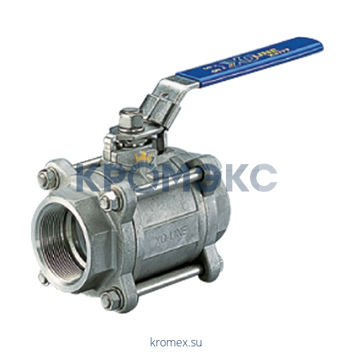 Кран шаровой нерж X3777 Ду 15 Ру63 ВР Danfoss 149B6043