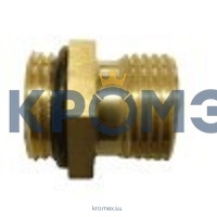 Штуцер латунь G1/2" УР с РК Апогей 310023