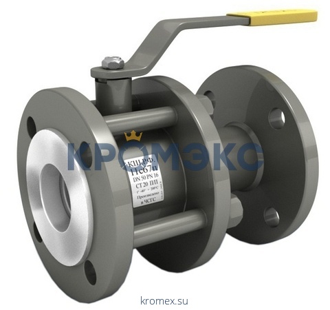 Кран шаровой сталь КШ.Р.Ф Ду 100 Ру16 фл полнопроходной LD КШ.Р.Ф.100.016.П/П.03