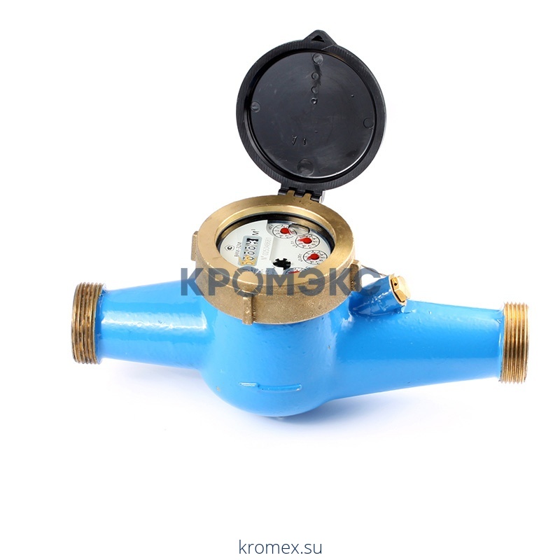 Счётчик х/в крыльчатый многоструйный ВКМ М "Росич" МИД Р Ду 15 Ру16 40С L=165мм резьба с LPWAN радиомодулем (LoRaWAN) класс C IP68 ПК ПРИБОР 01-15-320