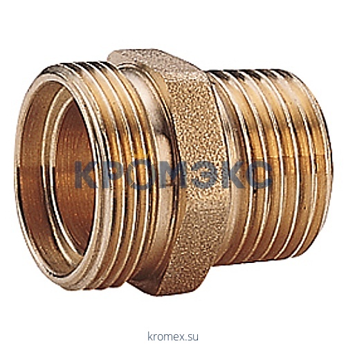 Ниппель латунь переходной Ду 20х15 (3/4"х1/2") под евроконус НР R180R Giacomini R180RY017