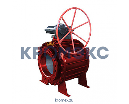 Кран шаровой сталь 11с67п Ду 100 Ру16 фл с редуктором Маршал 5СФ.00.3.016.100/080 Кран шаровой сталь 11с67п Ду 100 Ру16 фл с редуктором Маршал 5СФ.00.3.016.100/080