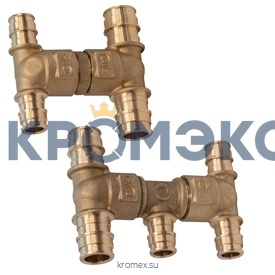 Распределитель для PE-X латунь GX152 Дн 20х20х16х16х16 Giacomini GX152Y043