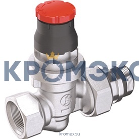 Клапан термостатический R402DB для двухтр Ду 20 Ру10-16 прямой ВР клипс clip-clap динамический, штуцер с герметичной прокладкой Giacomini R402DBX004