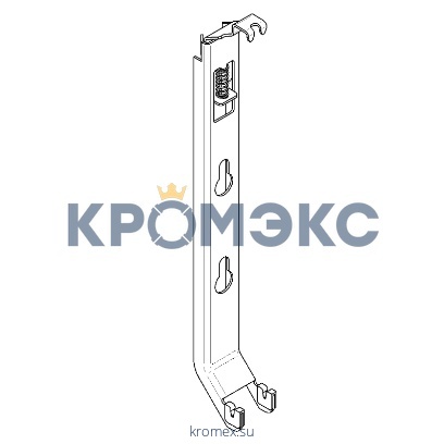 Кронштейн настенный для панельных радиаторов H=300мм тип 21/22/33 Heaton К15.3(300)