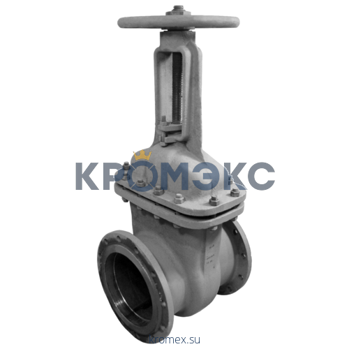 Задвижка клиновая сталь газ 30лс964нжХЛ Ду 350 Ру25 фл под эл/привод МЗТА