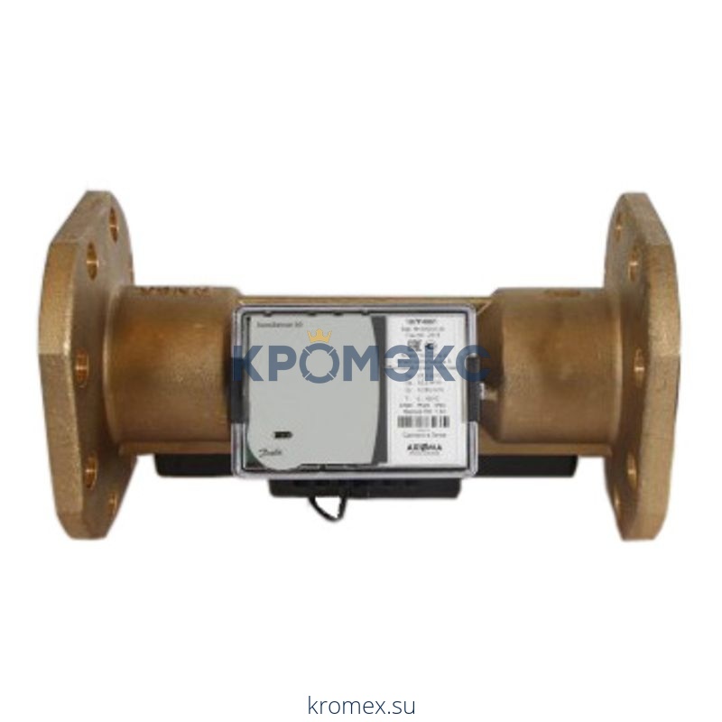Расходомер ультразвуковой SonoSensor 30 тепло Ду 80 Ру25 40м3/ч 150С фланцевый Danfoss 187F4020P
