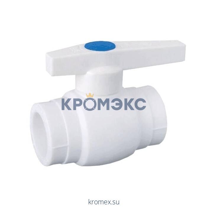 Кран PP-R шаровой белый внутренняя пайка Дн 32 RTP (РосТурПласт) 10575