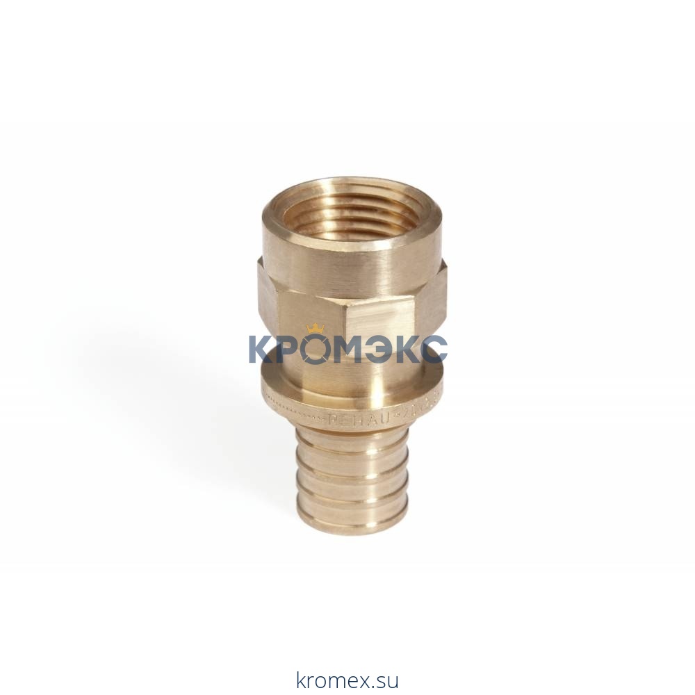 Муфта для PE-X бронза RAUTITAN RX+ Дн 25х1/2" ВР Rehau 14563301001 (139281, 13660701001)