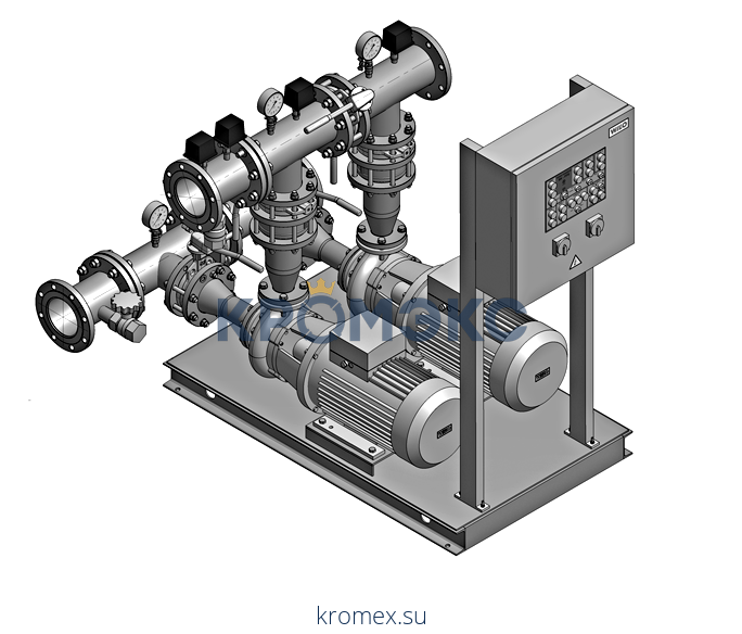 Установка пожаротушения CO 2 BL 80/210-37/2/SK-FFS-R Wilo 2453309