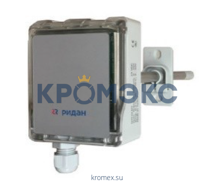 Датчик влажности RHS 440R, выходной сигнал 4-20мА, диапазон измерения -40…+100 °C, диапазон измерения 0-100 %, Ридан 097U0019R