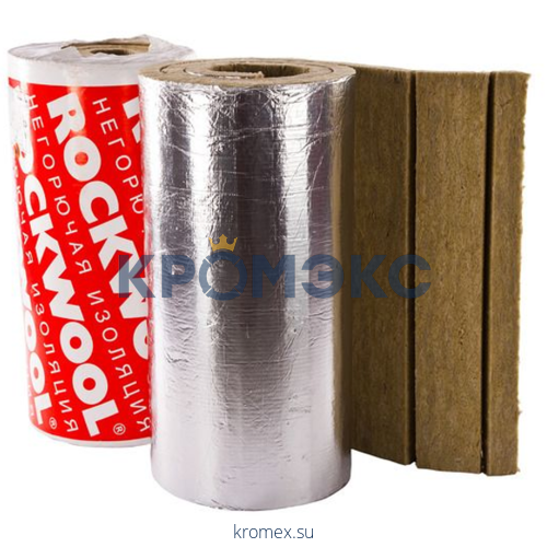 Рулон минеральная вата LAMELLA MAT L кашированный фольгой 25х1000-9 ROCKWOOL 169763