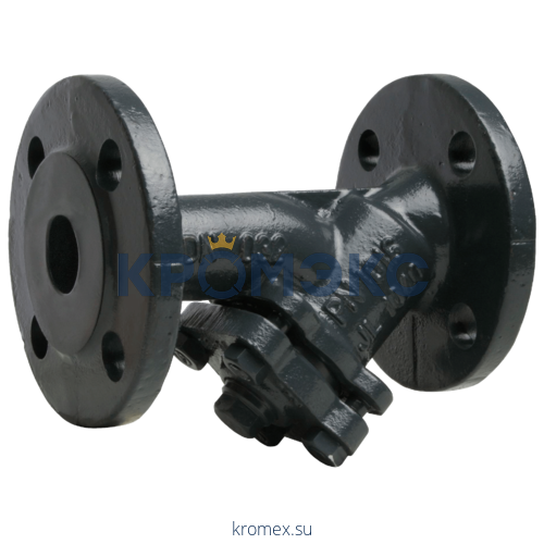 Фильтр сетчатый Y-образный чугун Ду 250 Ру16 фл FVF со сливной пробкой Danfoss 065B7752