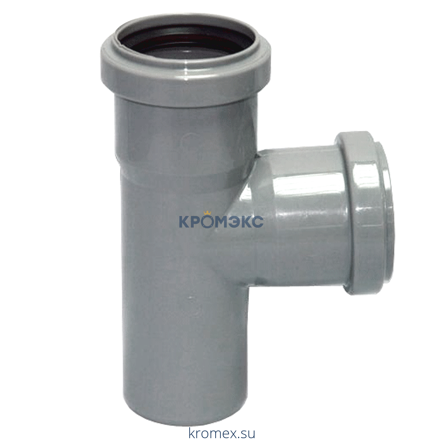 Тройник PP-H переходной серый Дн 110х50х87гр б/нап в/к САЗ