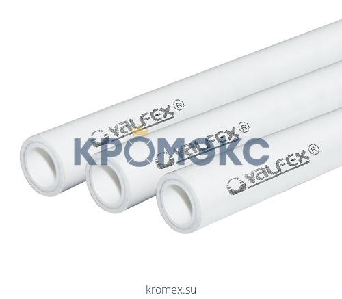 Труба PP-R белая арм алюминием Дн 25х4,2 Ру25 SDR6 Т<90С L=4м VALFEX 10104025
