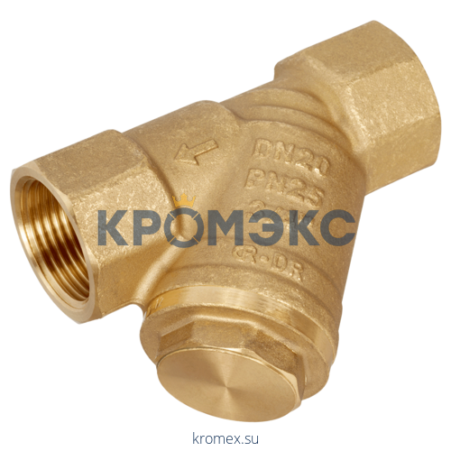 Фильтр сетчатый Y-образный латунь Ду 32 Ру25 Тмакс=130 oC G1 1/4" ВР FVR Danfoss 065B8238