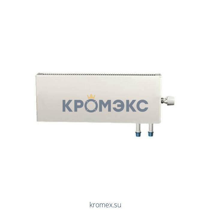 Конвектор настенный концевой "Мини" МКСК 15 К (А08) (малой глубины) 0.789кВт двухтр с т/клапаном (угл) Danfoss 013G4203 ниж/п резьба лев Сантехпром 6002659