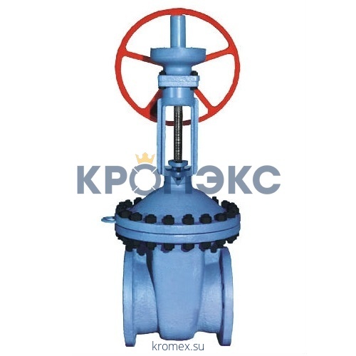 Задвижка клиновая сталь 30лс515нжХЛ Ду 500 Ру40 фл с редуктором МЗТА