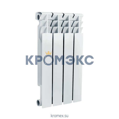 Радиатор биметаллический Ultra Plus 500 9 секций Qну=1287 Вт RAL 9016 (белый) Ogint .